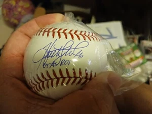 Huston Street signed AUTO OMLB w/ 2005 AL ROY inscription TRISTAR hologram A's - Picture 1 of 2