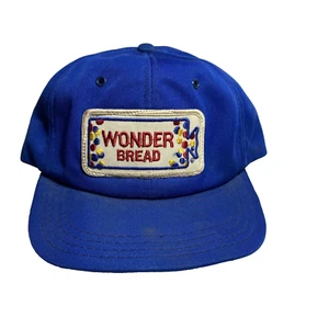 Wonder Bread Navy Blue Cap/Hat Retro Vintage - Picture 1 of 11
