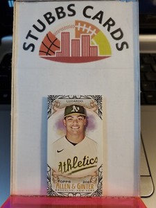 2021 Topps Allen & Ginter Black Border Mini Jesus Luzardo #111 Oakland A's Card