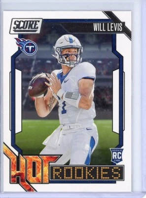 2023 Panini Score Will Levis Hot Rookies!! Tennessee Titans!! - Image 1 of 2