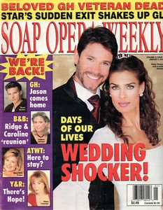 SOAP OPERA WEEKLY Jan. 2 2001 Peter Reckell Kristian Alfonso Days of Our Lives - Picture 1 of 3