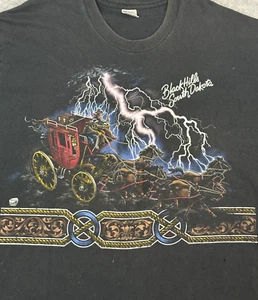 Vintage Single Stitch Mens Size XXL Black Hills South Dakota Graphic Shirt - USA - Picture 1 of 8