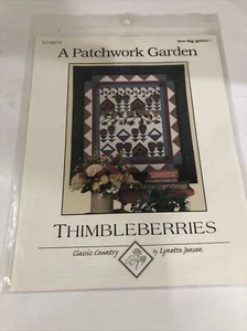 Thimbleberries Quilt Pattern A PATCHWORK GARDEN 60" x 68" Uncut - Picture 1 of 2