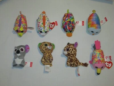 McDonalds Happy Meal Toys TY Teenie Beanie Boos Mini Plush Lot of 8 - Image 1 of 4