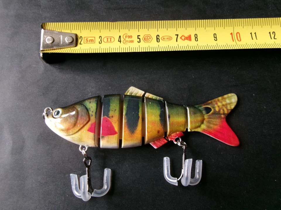 gros leurre de pêche articulé 10 cm neuf. - Photo 1/1