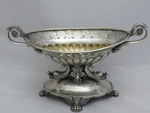 PLATO DE AZÚCAR ACCESORIO MESA PLATA 12 LOTH BERLÍN ALREDEDOR DE 1820 - Imagen 1 de 7