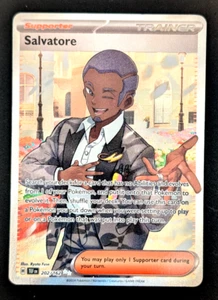 Pokemon ~ Salvatore ~ 202/162 ~ Zeitliche Kräfte ~ Full Art Ultra Rare ~ NM - Bild 1 von 2