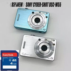 (85% Nuevo) Cámara digital Sony Cyber-shot DSC-W55 7,2 MP 3x zoom óptico cámara CCD - Imagen 1 de 12