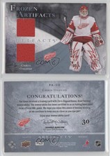 2010-11 Upper Deck Artifacts Frozen Jersey Blue /35 Chris Osgood #FA-CO
