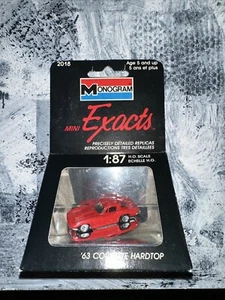 1989 Monogram 2018 Mini EXACTS HO '63 Corvette Hardtop - NEW IN BOX - Picture 1 of 2
