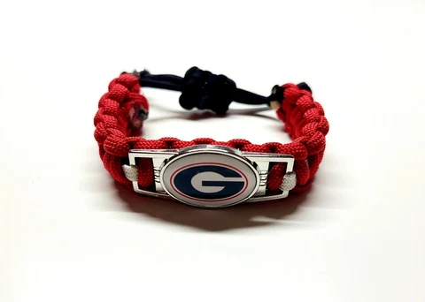 Georgia Bulldogs Adjustable Charm Bracelet Fan Apparel & Souvenir College NCAA Cover