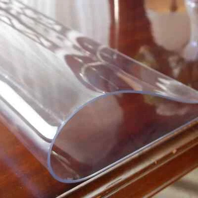 1.5mm Thick Clear Table Cover Protector, Clear Table Protector for Dining Room - Image 1 of 4