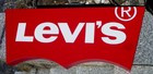 Vintage LEVI´S Licht - Reklame Leuchte Lampe Schild Leuchtreklame Reklameschild