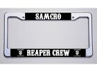 SONS OF ANARCHY "SAMCRO/ REAPER CREW" LICENSE PLATE FRAME