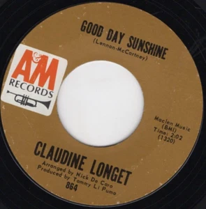 Claudine Longet – Good Day Sunshine 1967 A&M Pop Chanson VG+ - Picture 1 of 2