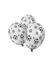 5 Palloncini stampa pallone da calcio - Cod.154143