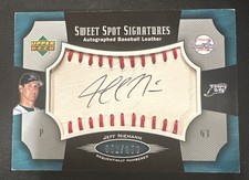 JEFF NIEMAN SWEET SPOT SIGNATURES /350 SIGNED BASEBALL CARD