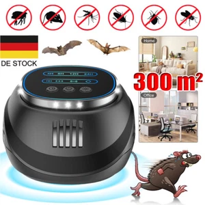 300m² Ultraschallgerät Tiervertreiber Mäuse Ratte Nagetierabwehr Insekten Killer - Bild 1 von 15