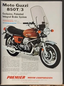 1979 Moto Guzzi 850 T/3 Motorcycle Print Ad - Picture 1 of 1