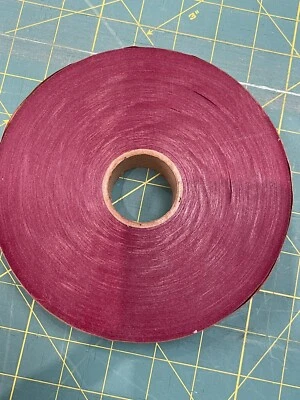 CINTA SASHEEN 1 1/4" ancho 1200 yardas borgoña nueva Foto 1 de 4