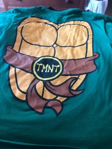 TMNT T-Shirt L Green Turtle Power - Picture 1 of 6