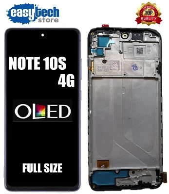 XiaoMi REDMI Note 10S 4G FRAME OLED Pari Original Display Schermo LCD M2101K7BNY - Immagine 1 di 4