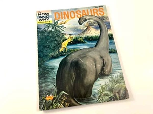 The How And Why Wonder Book Of Dinosaurs # 5001 VINTAGE 1960 Trade Paperback - Picture 1 of 3