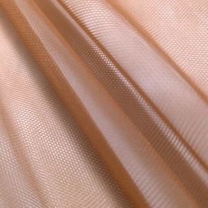 Brown 60" English Net Fabric - Nylon - By The Yard - Soft & Fine Mesh - Picture 1 of 6