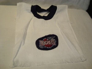 Houston Rockets NBA Basketball Handmade/Tea Towel Children's/Baby Bib NEW - Picture 1 of 3