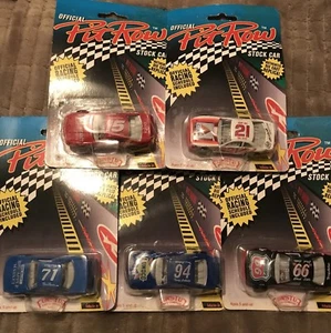Lot Of 5 Official Pit Row Stock Cars Die Cast Replicas 1992 - Picture 1 of 6