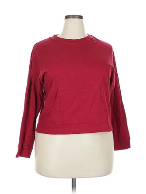 Camiseta Newport News Mujer Roja Manga 3/4 2X Plus Foto 1 de 4