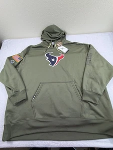 Houston Texans Nike Hoodie 2XL grün Salute To Service NFL OnField Wmns $100 - Bild 1 von 8