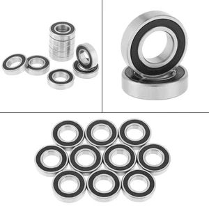 10 Pcs 6901 2RS Rubber Seal Deep Groove Ball Bearings 12x24x6mm High Quality - Picture 1 of 9