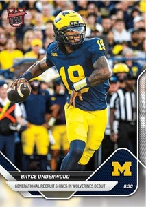 2025-26 Bowman U Now Bryce Underwood #1 Debut Card Michigan Wolverines IN HAND - Picture 1 of 2