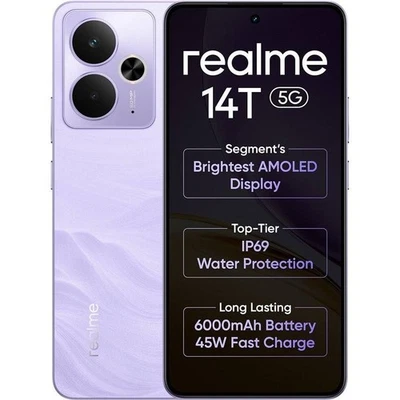 Realme 14T 5G Smartphone ⭐ 6,67 Zoll 120Hz Amoled ⭐ 50MP+16MP ⭐ 6000mAh NFC - Bild 1 von 4