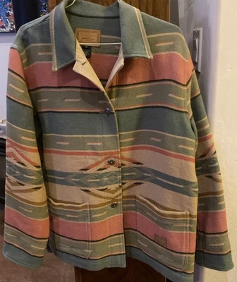 VINTAGE BEAUTIFUL RALPH LAUREN SOUTHWESTERN STYLE LADIES JACKET SIZE M - Image 1 of 4
