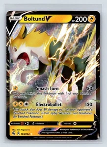 Pokemon SWSH08: Fusion Strike #103/264 Boltund V 3-10 - Picture 1 of 2