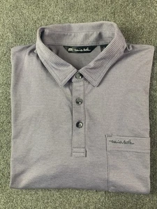Travis Mathew Mens Pima Cotton Blend Short Sleeve Golf Polo Shirt Size L Purple - Bild 1 von 10