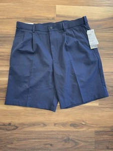 Herren Golfshorts Grand Slam Performance blau Größe 34 erweiterbarer Bund neu mit Etikett - Bild 1 von 4