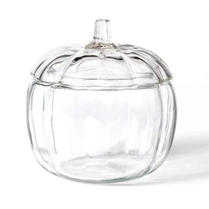 Anchor Glass Pumpkin Candy Jar - Picture 1 of 2