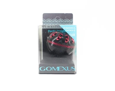 Gomexus A41BKBKRD-G Knob Alu Black Red 41mm Shimano A , Daiwa S (1410) - Immagine 1 di 4