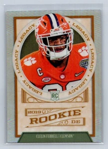 2019 Legacy Premium Edition Silver Prizm #148 Clelin Ferrell Rc Rookie B12 - Picture 1 of 2