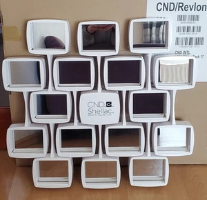 CND Revlon Schellack Nagellack Wand Display verspiegeltes Gestell Neu im Karton - Bild 1 von 12
