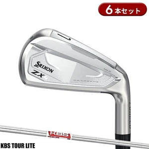 SRIXON ZX4 MkII Iron Set 5-9 Pw 6pic RH KBS TOUR LITE Steel Flex Stiff New - Picture 1 of 7