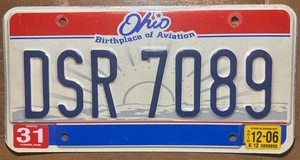 2006 OHIO Expired License Plate DSR 7089 OH - Picture 1 of 1