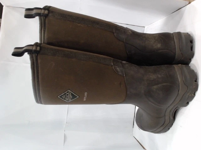 As Is/For Parts - Muck Womens Wetland Field, Tan/Bark Rubber, US 6 / EU 37 - Image 1 of 4