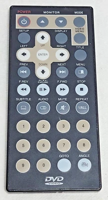 DVD VIDEO Car Audio Remote Control Q3411 - Image 1 of 4