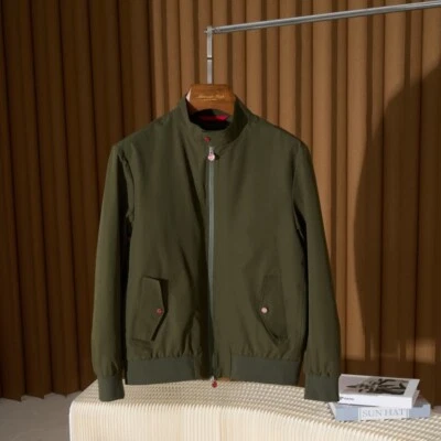 kiton Casual stand-up collar jacket slim for men - Image 1 of 4