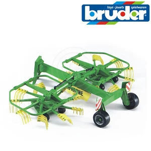 Bruder Toys 02216 Krone Dual Rotary Swath Windrower Hay Rake - Rotating 1:16 - Picture 1 of 1