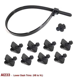 INTERIOR LOWER DASH TRIM PANEL CLIPS and TIES for VB VC VH VK VL - Bild 1 von 1